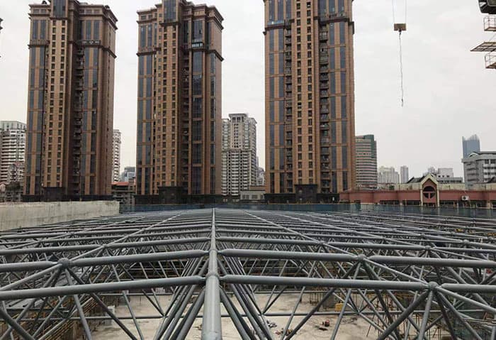 同江螺栓球网架结构
